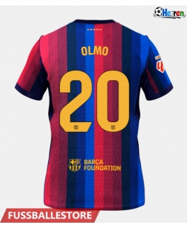 Günstige Barcelona Dani Olmo #20 Heimtrikot 2026-27 Kurzarm